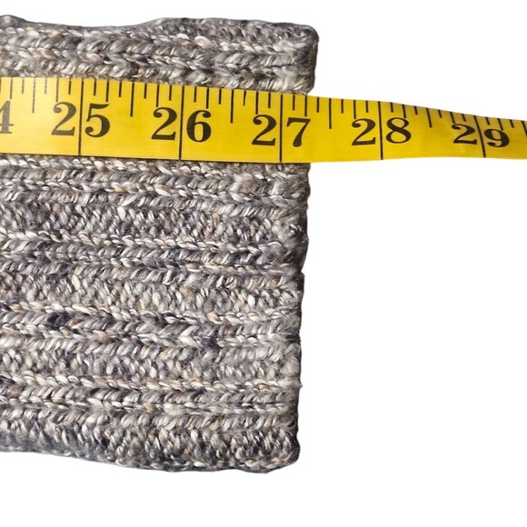 Trouvé Women’s Cropped Sweater Gray Zip M Minimalist Academia Espressocore - Picture 11 of 12